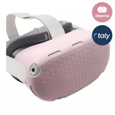 Gamax Oculus Quest 2 Console Silicon Case - Pink